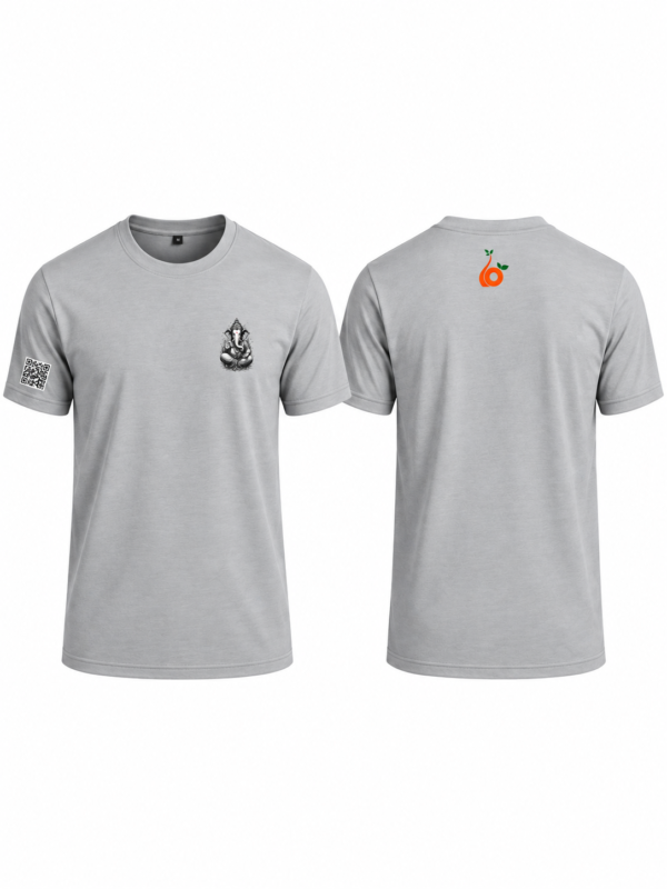 Regular Fit Grey Dryfit T-Shirt – 180 GSM Premium Activewear, Sports & Casual Round Neck Half Sleeve T-Shirt for Men & Women
