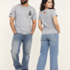 Regular Fit Grey Dryfit T-Shirt – 180 GSM Premium Activewear, Sports & Casual Round Neck Half Sleeve T-Shirt for Men & Women