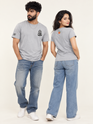 ChatGPT Image Sep 15, 2026, 11_36_41 AM Regular Fit Grey Dryfit T-Shirt – 180 GSM Premium Activewear, Sports & Casual Round Neck Half Sleeve T-Shirt for Men & Women