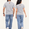 Regular Fit Grey Dryfit T-Shirt – 180 GSM Premium Activewear, Sports & Casual Round Neck Half Sleeve T-Shirt for Men & Women