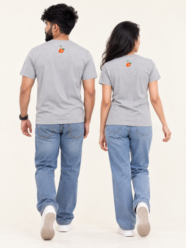 Regular Fit Grey Dryfit T-Shirt – 180 GSM Premium Activewear, Sports & Casual Round Neck Half Sleeve T-Shirt for Men & Women