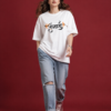 ChatGPT Image Sep 2, 2026, 10_42_24 AM Women’s White Oversized T-Shirt with Lord Ganesha Back Print & Spiritual Front Graphic, Premium Casual Loose Fit Half Sleeve Cotton Tee for Women, Trendy Streetwear Top for College, Outings, Festive Wear & Everyday Styling