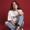 ChatGPT Image Sep 2, 2026, 10_44_49 AM Women’s White Oversized T-Shirt with Lord Ganesha Back Print & Spiritual Front Graphic, Premium Casual Loose Fit Half Sleeve Cotton Tee for Women, Trendy Streetwear Top for College, Outings, Festive Wear & Everyday Styling