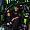 Men's Black Oversized T-Shirt with Monster Energy Inspired Graphic Print Design | Premium Loopknit 240 GSM Fabric | Heavyweight Relaxed Fit Half Sleeve Streetwear T-Shirt for Men
